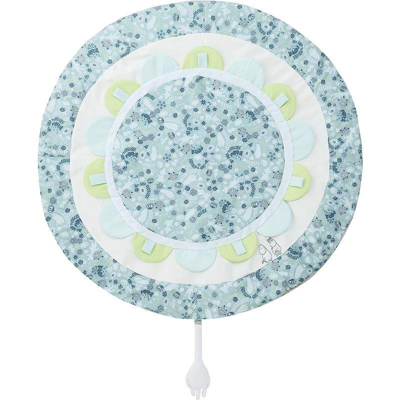 MOOMIN BABY ムーミン ベビー リバーシブル プレイマット サニーマット 円形 北欧 おしゃれ ベビージム ラグ ムーミンフラワー ポリエステル BABY ムーミン ベビー リバーシブル プレイマット サニーマット 円形 北欧 おしゃれ ベビージム ラグ ムーミンフラワー サイズ