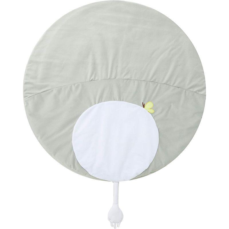 MOOMIN BABY ムーミン ベビー リバーシブル プレイマット サニーマット 円形 北欧 おしゃれ ベビージム ラグ ムーミンフラワー ポリエステル BABY ムーミン ベビー リバーシブル プレイマット サニーマット 円形 北欧 おしゃれ ベビージム ラグ ムーミンフラワー サイズ