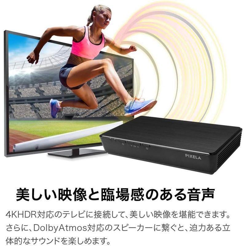 ピクセラ 4K Smart Tuner BS/CS 4K放送対応チューナー PIX-SMB400 mm 4K Smart Tuner BS/CS 4K放送対応チューナー PIX SMB400 Googleアシスタントにも対応し テレビの選局や音量調整なども音声で操作できます 約230