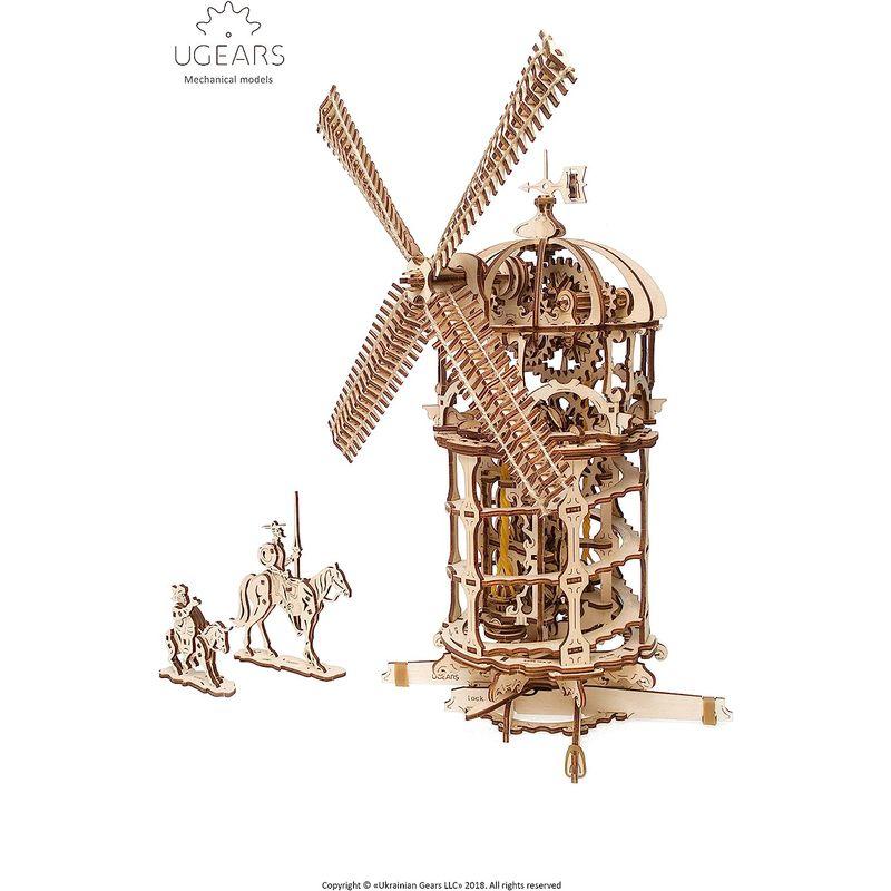 Ugears ユーギアーズ Tower Windmill 風車 木のおもちゃ 3D立体 パズル 70056 サイズ ユーギアーズ Tower Windmill 風車 木のおもちゃ 3D立体 パズル