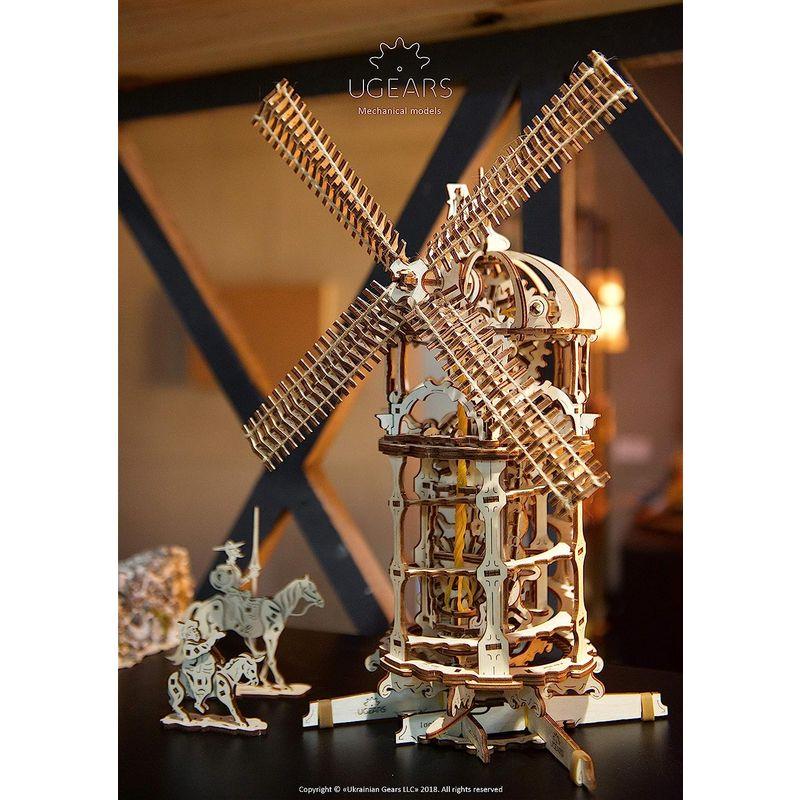 Ugears ユーギアーズ Tower Windmill 風車 木のおもちゃ 3D立体 パズル 70056 サイズ ユーギアーズ Tower Windmill 風車 木のおもちゃ 3D立体 パズル