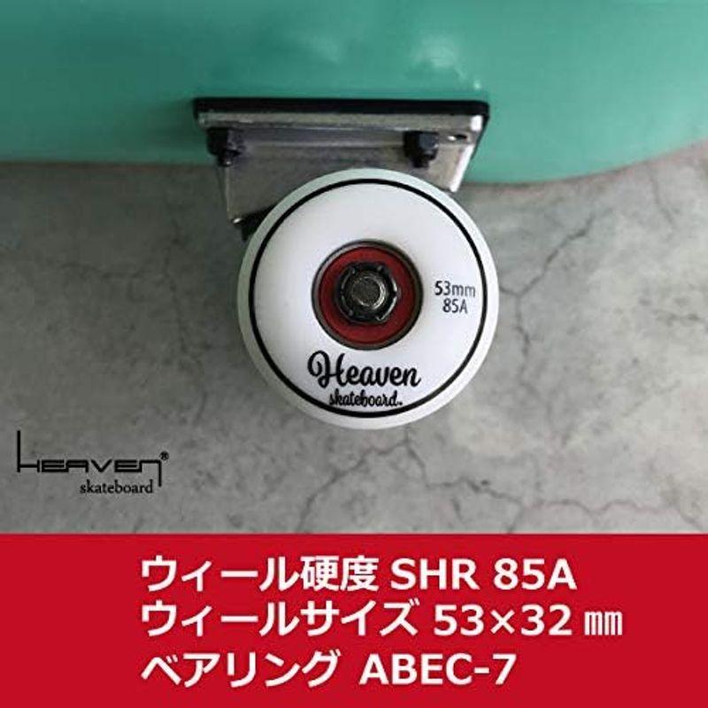 スケートボード スケボー コンプリートHEAVEN SKATE BOARD JUNIOR SERIES 28.5 MINT BLUE ミント スケボー コンプリートHEAVEN SKATE BOARD JUNIOR SERIES MINT BLUE ミント