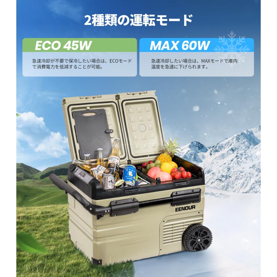 EENOUR 「割引後44,900円・P5倍UP」 車載冷蔵庫 ポータブル
