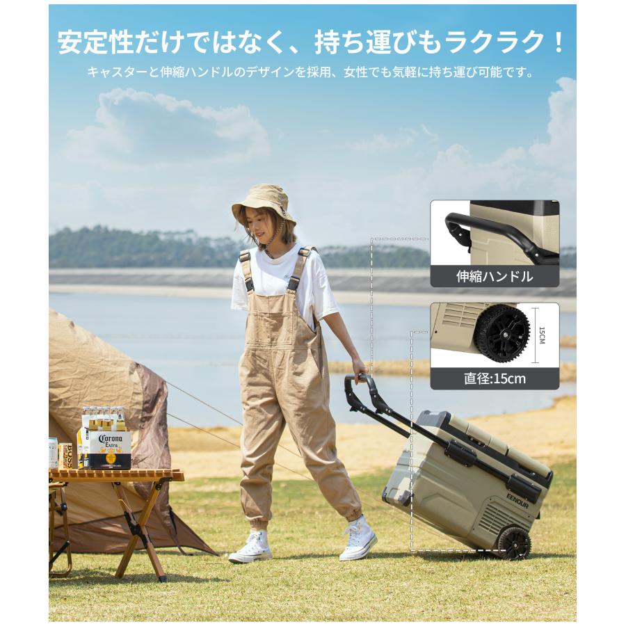 EENOUR 【在庫限りで販売終了！】 ポータブル冷蔵庫 車載冷蔵庫 35L 2