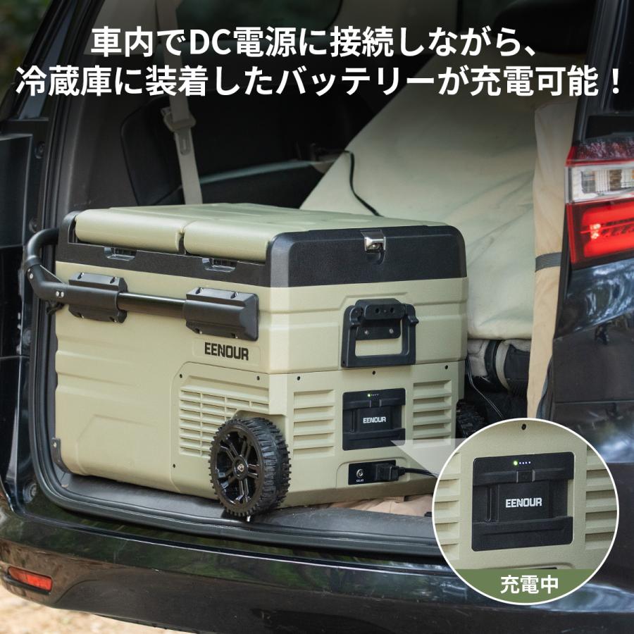 美品 EENOUR 車載冷蔵 冷凍 TAW35 35L バッテリー1個付 車載冷蔵庫TAW35｜35L – EENOUR