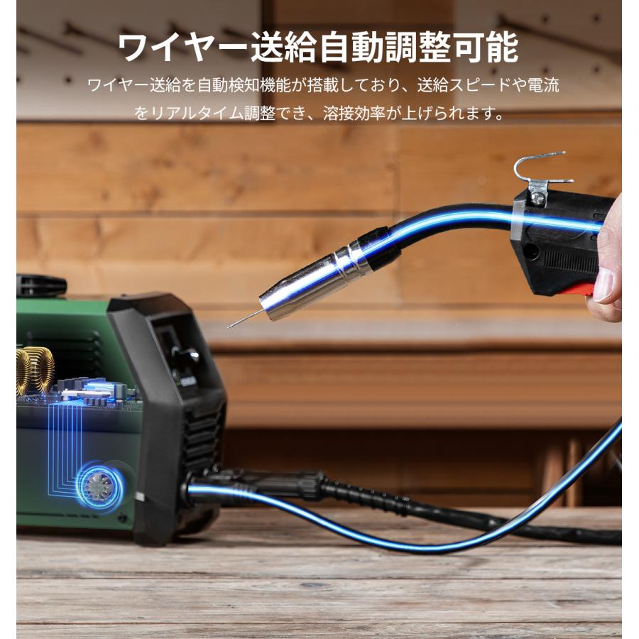 EENOUR 会員限定24980円 半自動溶接機 100V 200V 兼用 140A 使用率60 
