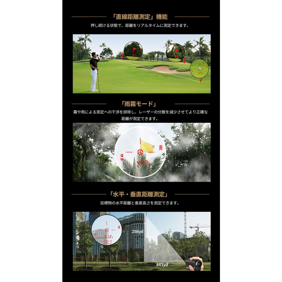 SILLAID ゴルフ用距離計 VOYAGE PRO 【赤緑表示】 EENOUR 【12/26から年末休業】○今平プロ推薦○[本牛革製・赤緑表示