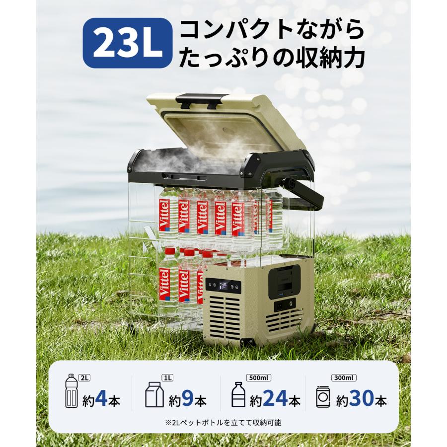 EENOUR 1/1から発送遅延 車載冷蔵庫 ポータブル冷蔵庫 23L バッテリー