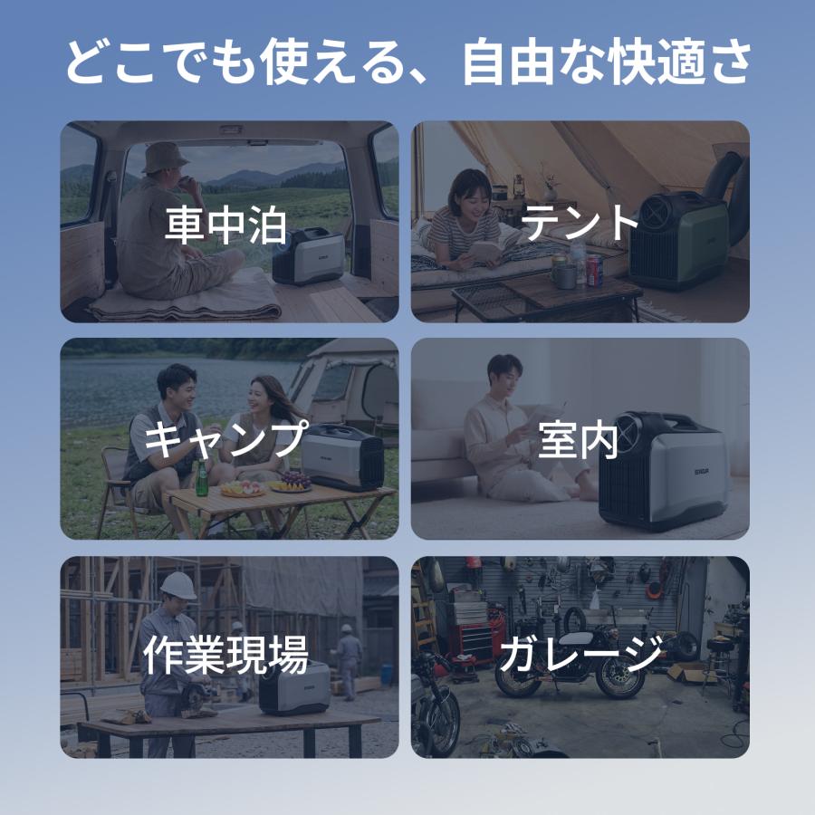 EENOUR 16%還元 スポットクーラー 冷暖両用 自動内部クリーン 除湿