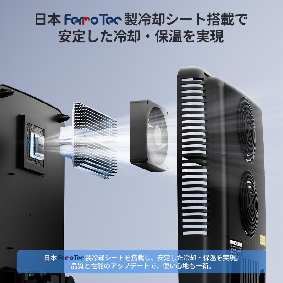 EENOUR ポータブル冷蔵庫 車載冷蔵庫 冷温庫 10L 保冷保温 ミニ 軽量
