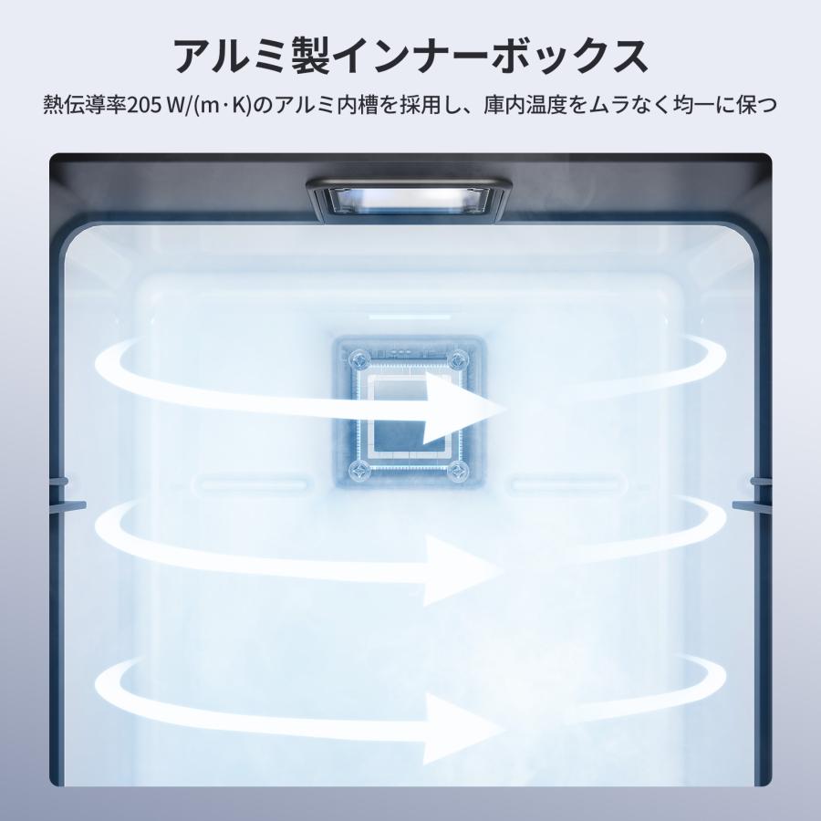 EENOUR ポータブル冷蔵庫 車載冷蔵庫 冷温庫 10L 保冷保温 ミニ 軽量