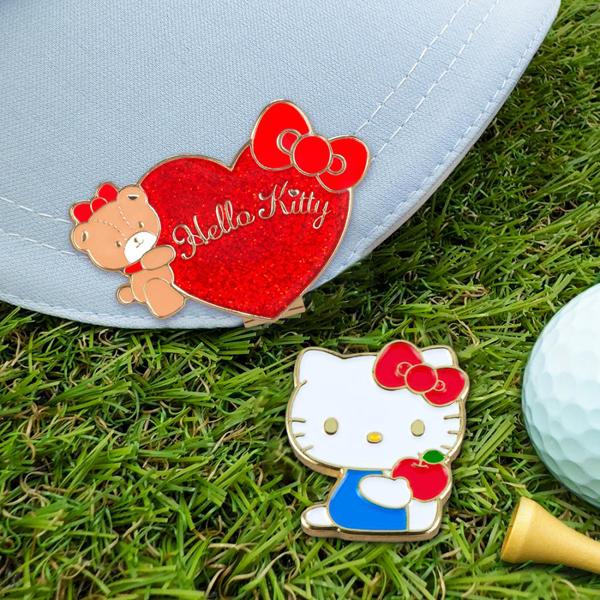 ハローキティ ゴルフマーカー KTM003 送料無料 ゴルフ 用品 かわいい おしゃれ マグネット ぬいぐるみ サンリオ ライセンス商品 マインド | sanrio | 03