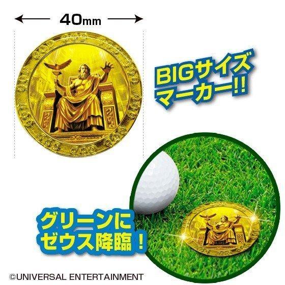(未使用･未開封品)　Enjoy Caddie Bag(エンジョイキャディーバッグ) グリーンマーカー MGM001 ミリオンゴッド ゴルフマーカー（BIGサイズ） MGM001 ゴールド p706p5g エンジョイキャディバッグ ミリオンゴッド ゴルフマーカー