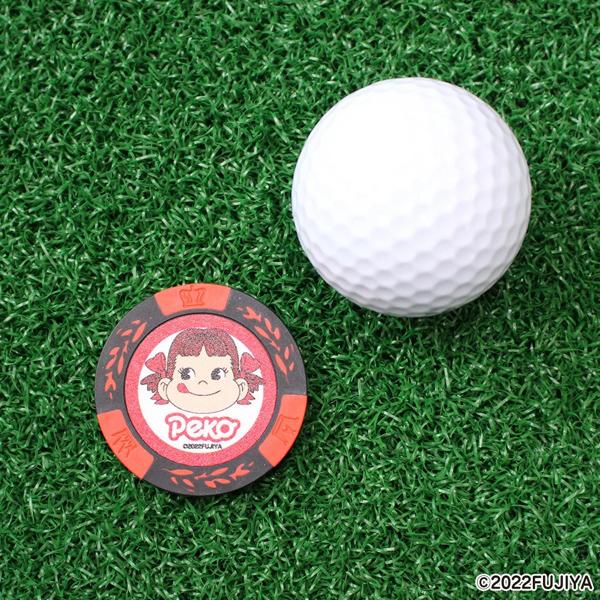 ペコちゃん チップマーカー ゴルフver. レッド MK0359 送料無料 不二家 FUJIYA peko ゴルフ ボールマーカー ギフト コンペ キャラクター HTCゴルフ ホクシン交易 | HTCゴルフ オリジナル | 03
