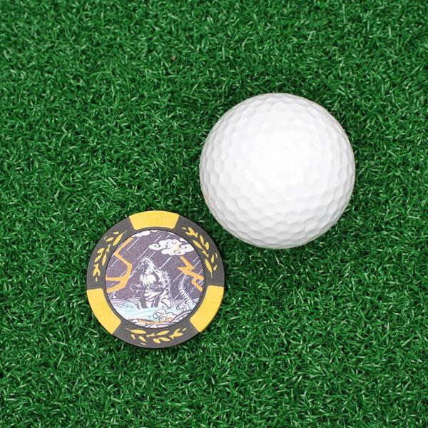 ゴジラ チップマーカー イエロー MK0419 送料無料 GODZILLA ゴルフ マーカー キャラクター プレゼント ギフト コンペ 景品 東宝 特撮 HTCゴルフ ホクシン交易 | HTCゴルフ オリジナル | 03