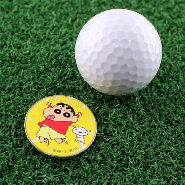 クレヨンしんちゃん クリップマーカー MK0435 送料無料 しんちゃん シロ ゴルフマーカー キャラクター ギフト コンペ 景品 賞品 アニメ HTCゴルフ | HTCゴルフ オリジナル | 03
