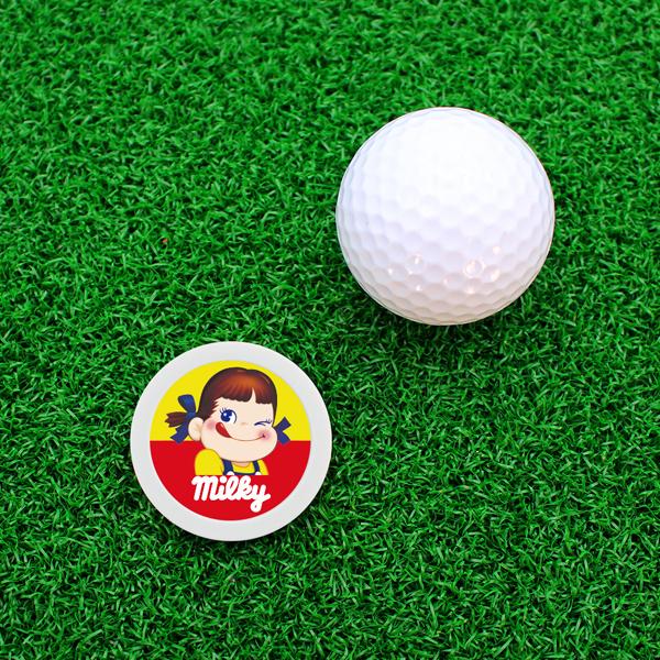 ミルキー チップマーカー ホワイト MK0451 送料無料 Peko ペコちゃん おもしろ ゴルフ キャラクター ボールマーカー FUJIYA HTCゴルフ ホクシン交易 | HTCゴルフ オリジナル | 03