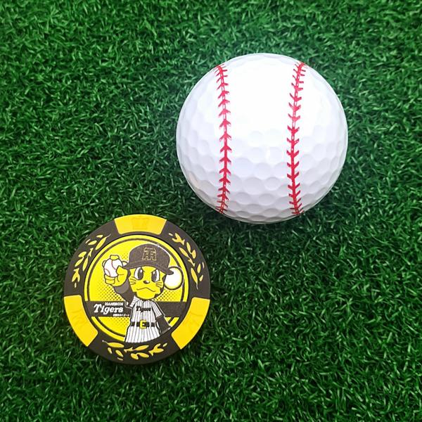 阪神タイガース ゴルフチップマーカー トラッキー イエロー MK0474 送料無料 ゴルフマーカー プロ野球 キャラクター トラ 虎 HTCゴルフ ホクシン交易 | HTCゴルフ オリジナル | 03