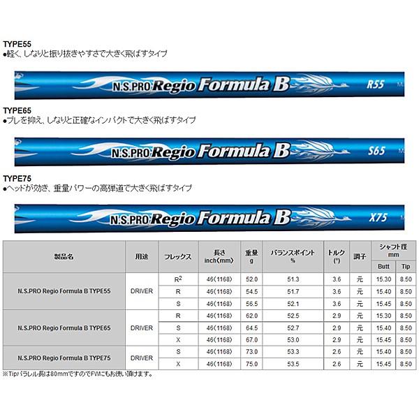 日本シャフト N.S.PRO Regio Formula B ドライバー用シャフト 送料無料