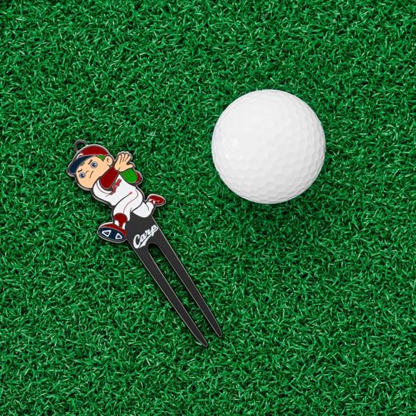 広島東洋カープ グリーンフォーク カープ坊や OGF0002 送料無料 Hiroshima Toyo Carp カープ 広島県 NPB プロ野球 セリーグ ゴルフ ディボッドツール ギフト | HTCゴルフ オリジナル | 03