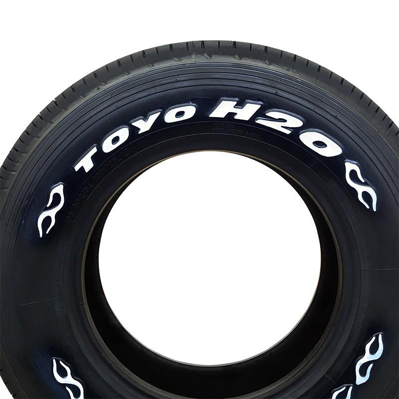 在庫有り 4本販売限定 H20 195/80R15 107/105L ホワイトレター TOYO 