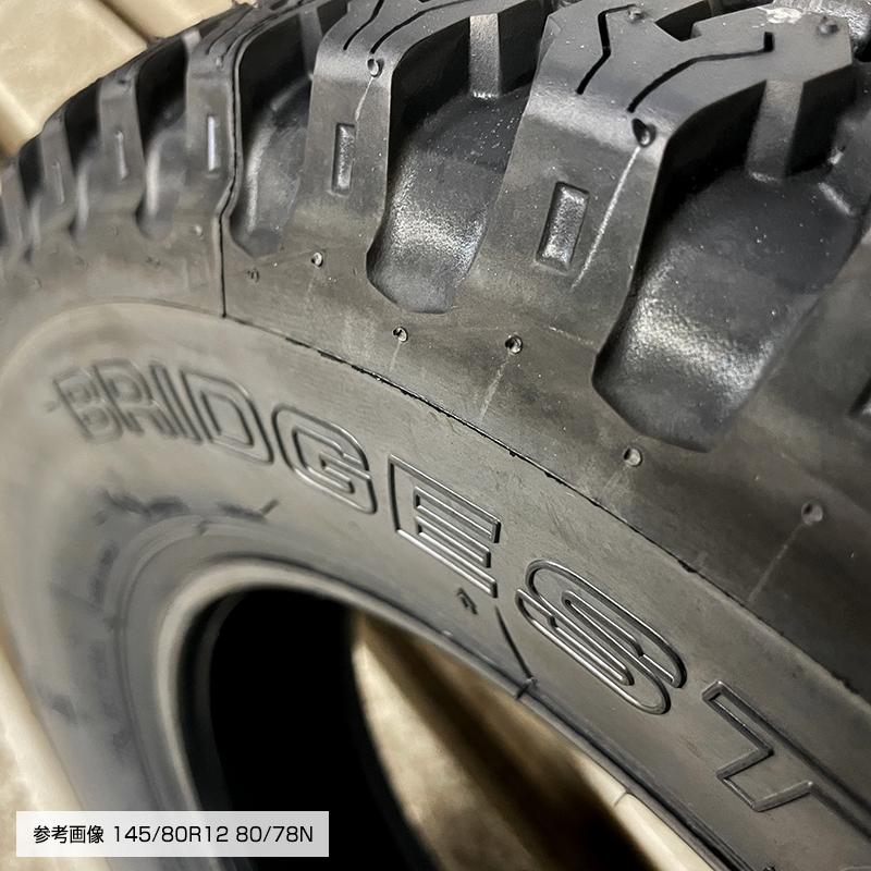 604V 145/80R12 80/78N ユーロスピード S810 12×4.0 ブラックポリッシュ レッドクリア 4本ホイールセット ブリヂストン RD-604 STEEL (145R12 6PR 互換)｜e-tireshop｜10