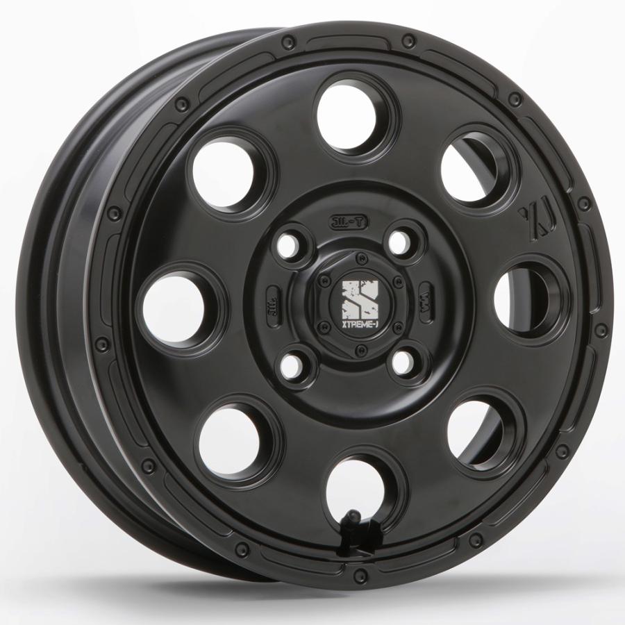 キャリィ/エブリィ ダンロップ VAN01 145/80R12 LT + KK03 12×3.50B PCD100/4H INSET+45 JWL-T サテンブラック 4本セット｜e-tireshop｜03