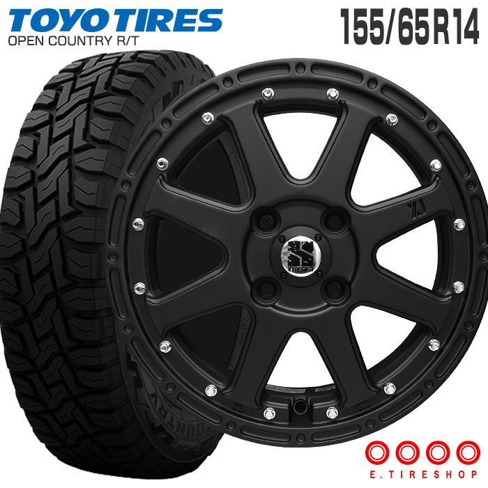 オープンカントリー RT 155/65R14 エクストリームJ 14×4.5 フラット