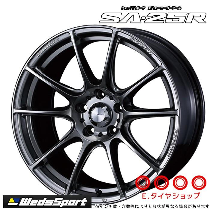 Weds Sport Sa 25r 18 9 5 5 100 45 Face R カラー Psb プラチナシルバーブラック ホイール1枚 Eタイヤショップ 通販 Paypayモール