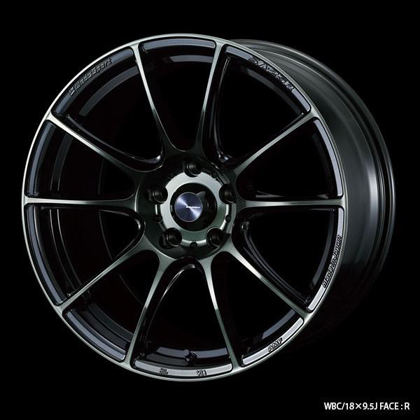 Weds Sport Sa 25r 18 9 5 5 100 45 Face R カラー Psb プラチナシルバーブラック ホイール1枚 Eタイヤショップ 通販 Paypayモール