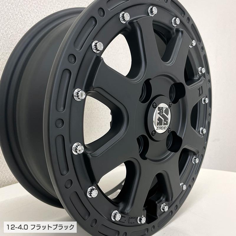 MUDSTAR ラジアル MT 145/80R12 LT ホワイトレター エクストリームJ 12