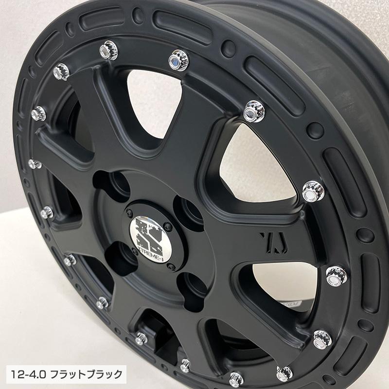 MUDSTAR ラジアル MT 145/80R12 LT ホワイトレター エクストリームJ 12