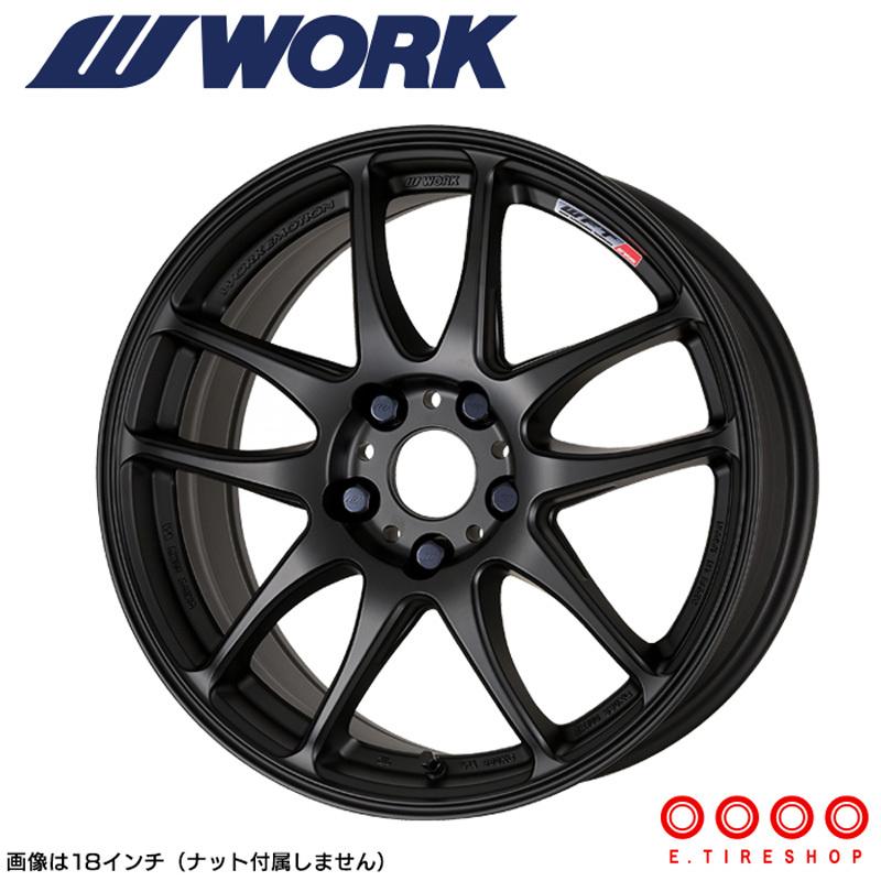 WORK エモーション 極 17×7JJ+47 PCD114.3/5H タイヤ込 WORK WORK EMOTION CR極 17×8.0J PCD114.3 5H INSET+47 マットブラック