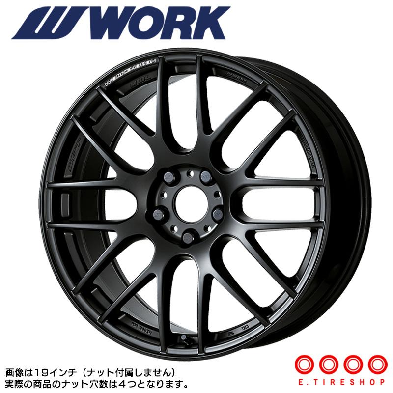 WORK EMOTION M8R 17×7.0J PCD100 4H INSET+53 マットブラック (MBL  
