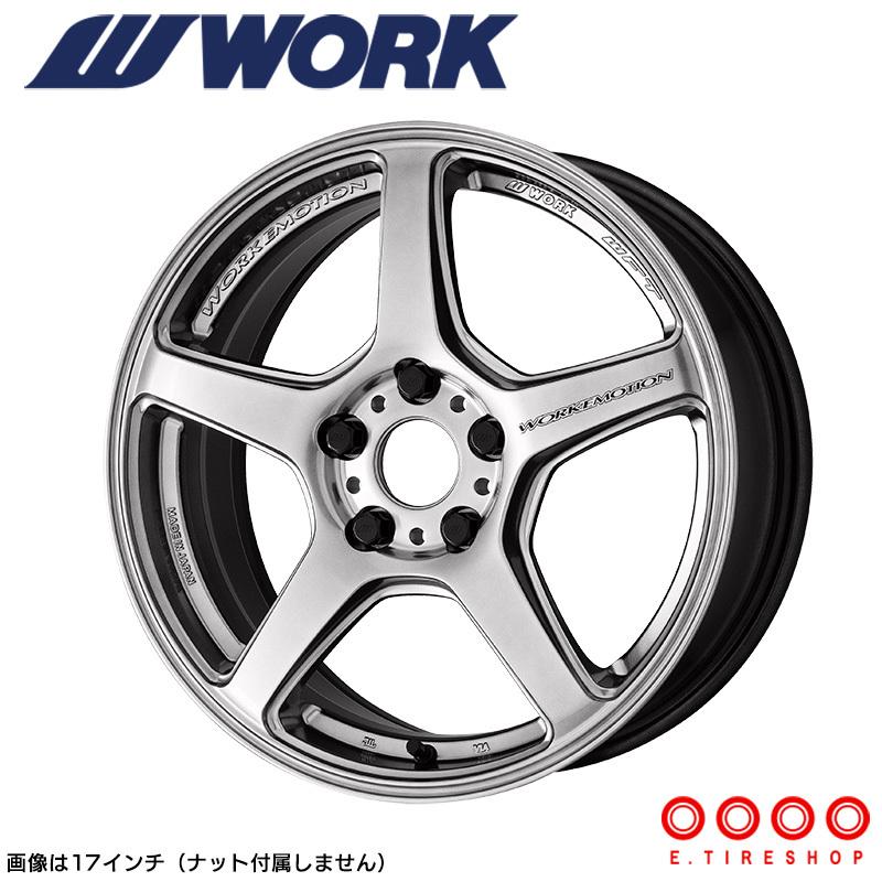 WORK WORK EMOTION T5R 18×10.5J PCD114.3 5H INSET+22 グローシルバー 