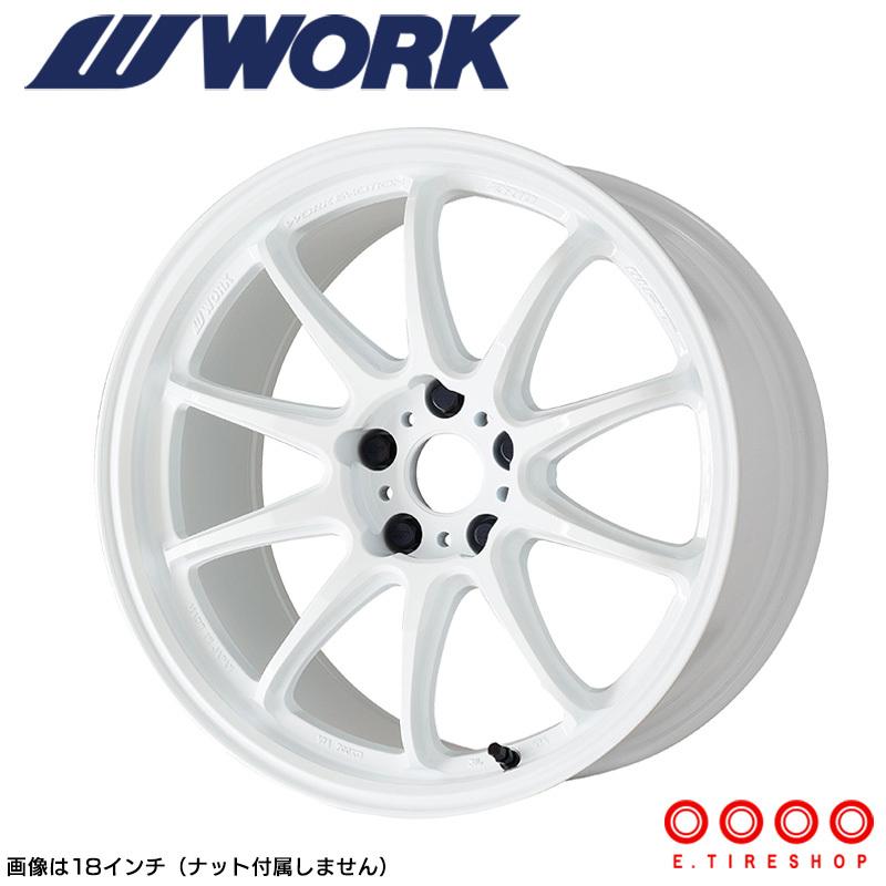 WORK EMOTION ZR10 18×7.5J PCD114.3 5H INSET+47 アズールホワイト 