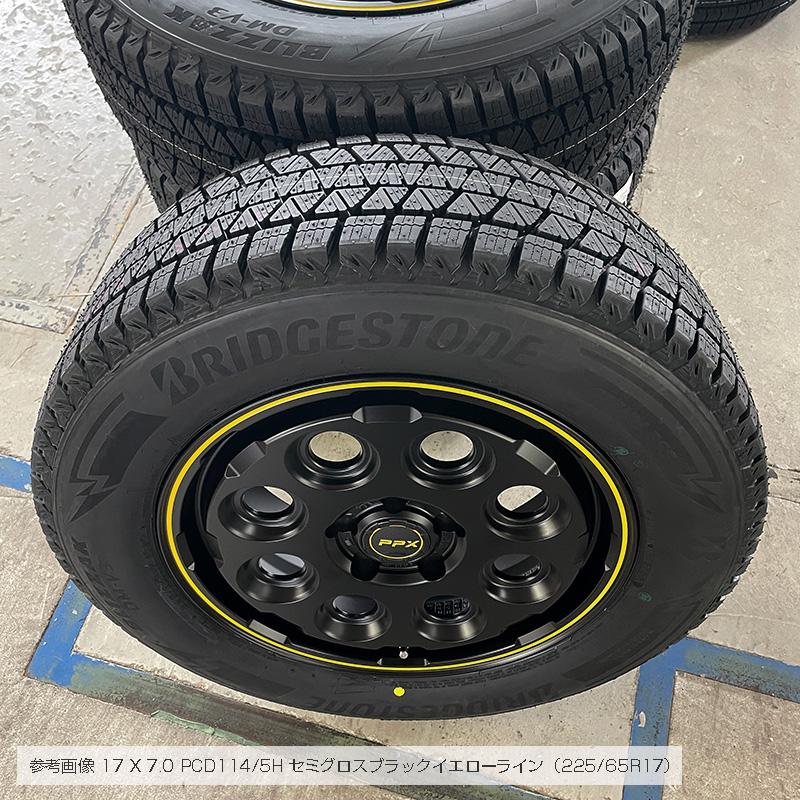 ブリザック DM-V3 225/65R17 PPX MIL8 17×7.0 114/5 +38 17インチ 