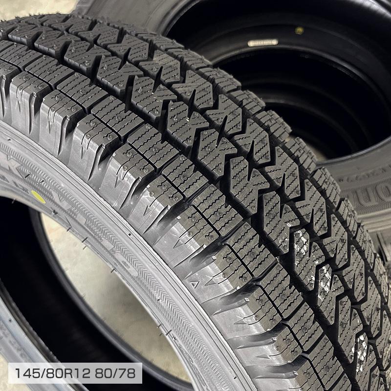 ブリザック VL10 145/80R12 LT スポルト2 12×4.00B ブリヂストン ハイゼット アトレー スタッドレス ホイールセット 4本セット｜e-tireshop｜15