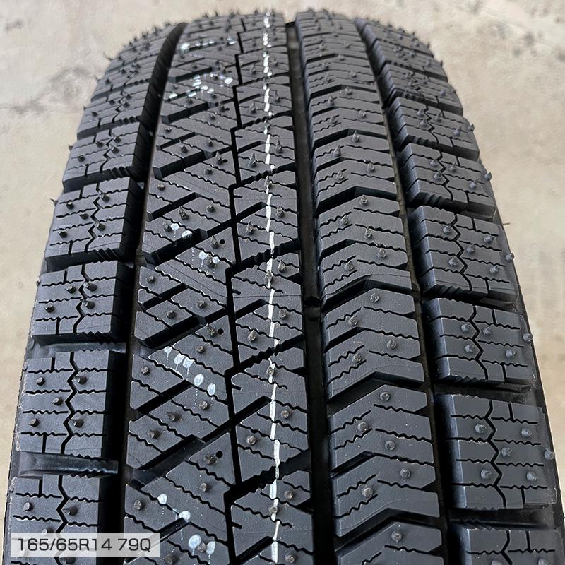 ブリザック VRX2 165/65R14 ユーロスピード G10 14×4.5 メタリックグレー ハスラー スタッドレス 4本ホイールセット ブリヂストン 軽SUV｜e-tireshop｜12