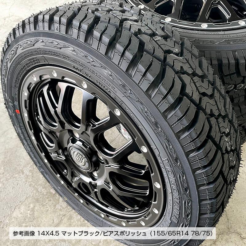 GEOLANDAR ジオランダー X-AT G016 155/65R14 XR-800M 14×4.5 GEOLANDAR ジオランダー X-AT G016 155/65R14 XR-800M 14×4.5
