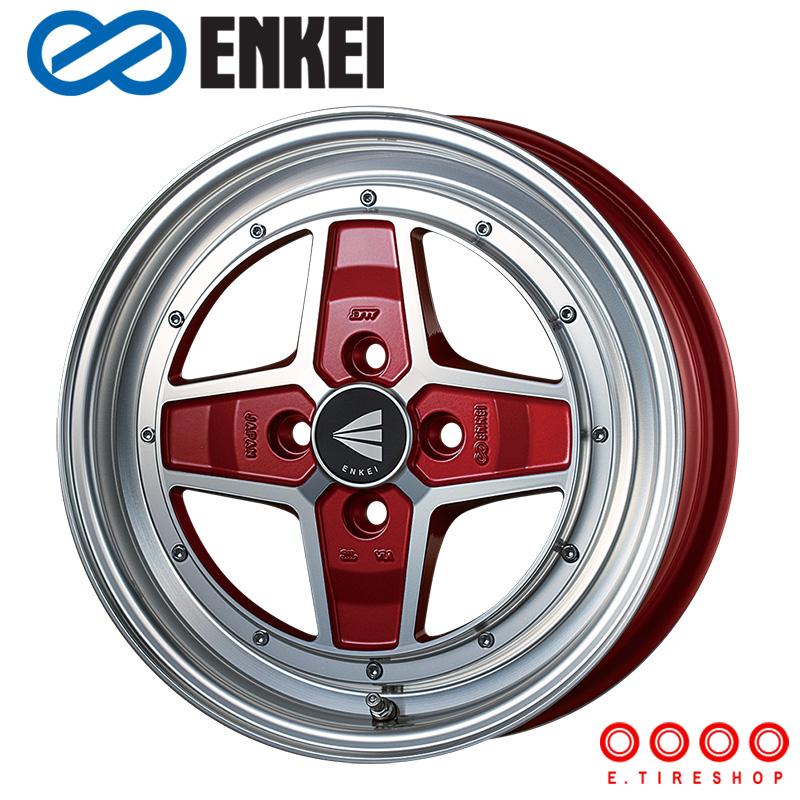 ①ENKEI・アパッチ2・エンケイ　15インチ5.0 J 4H-100 +45 ENKEI（エンケイ） アパッチ2 15×5.0J PCD100 4H INSET+45 ボア径φ75