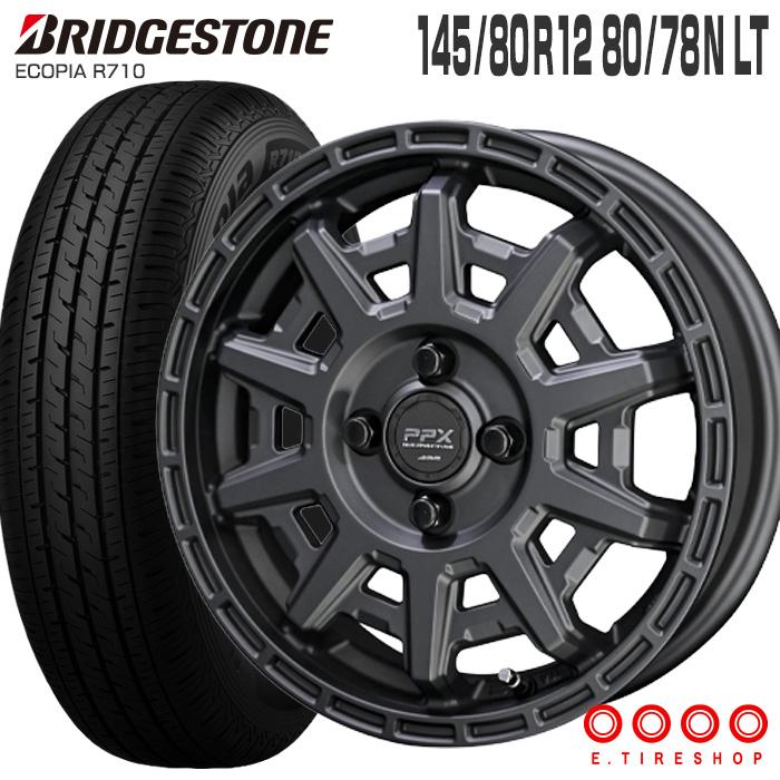 タイヤ・ホイール BRIDGESTONE ECOPIA R710 145/80R12 80/78N BRIDGESTONE（ブリヂストン） エコピア R710 145/80R12 80/78N PPX