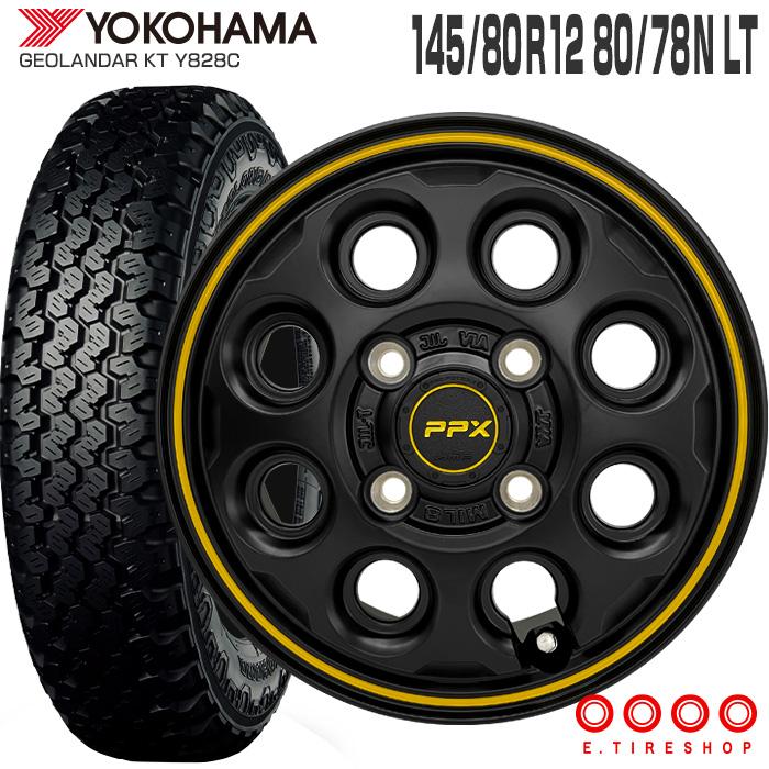 GEOLANDAR ジオランダー KT Y828C 145/80R12 80/78N PPX MIL8 12×3.5