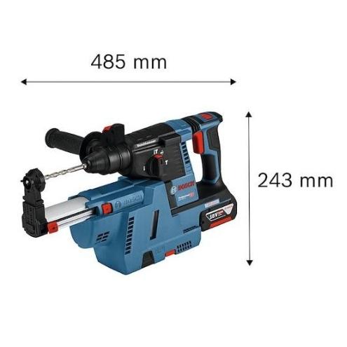 ボッシュ/BOSCH GBH18V-26GDE SDSプラス 18V コードレスハンマードリル 吸じんアダプター付属 (6.0Ahバッテリー2個・充電器・キャリングケース付)【リライズ市川行徳店】【店頭取引限定】【未使用】2400020020886 PRO GBH 18V-26 コードレスハンマードリル（SDS プラス） | Bosch