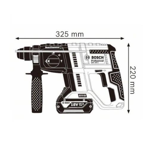 BOSCH（ボッシュ） GBH18V-21 セット (バッテリ2個・充電器・ケース付 