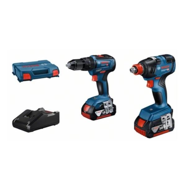 BOSCH / GDX18V200GSRN GDX18V-200H GSR18V-55 バッテリーx2充電器 ケース BOSCH（ボッシュ） GDX18V200GSRN コンボキット (GDX18V-200H+GSR18V
