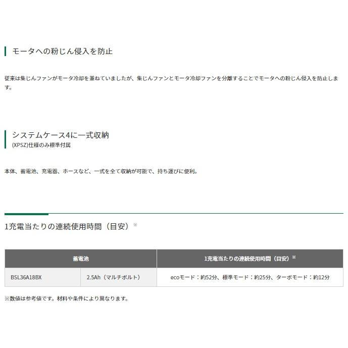 HiKOKI（ハイコーキ） R3640DA(NN) (本体のみ) (バッテリ・充電器別売) マルチボルト 36V コードレス小形集じん機 ...
