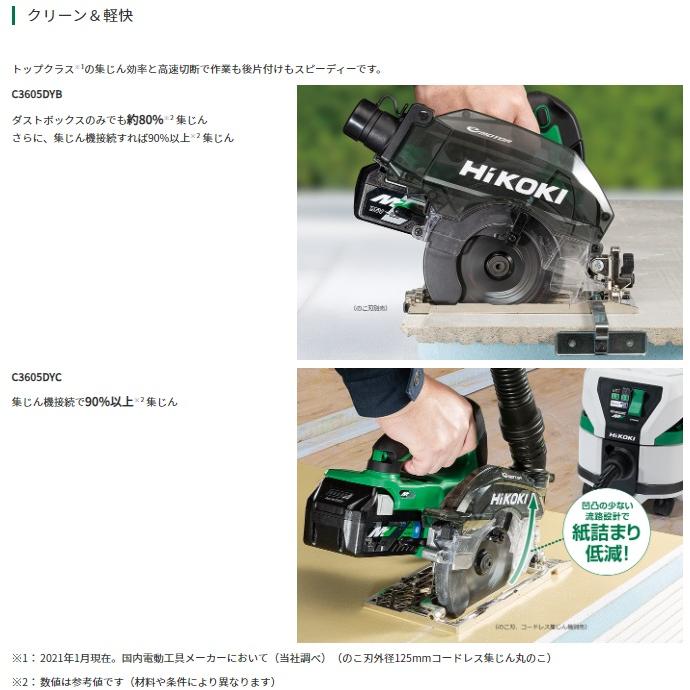 HiKOKI ハイコーキ C3605DYB(XPSZ) (バッテリ1個・充電器 HiKOKI ハイコーキ C3605DYB(XPSZ) (バッテリ1個・充電器