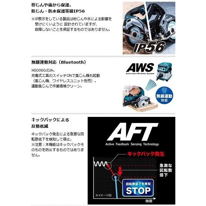 マキタ HS005GZB 黒 (本体のみ+チップソー付) (バッテリ・充電器 マキタ HS005GZB 黒 (本体のみ+チップソー付) (バッテリ・充電器