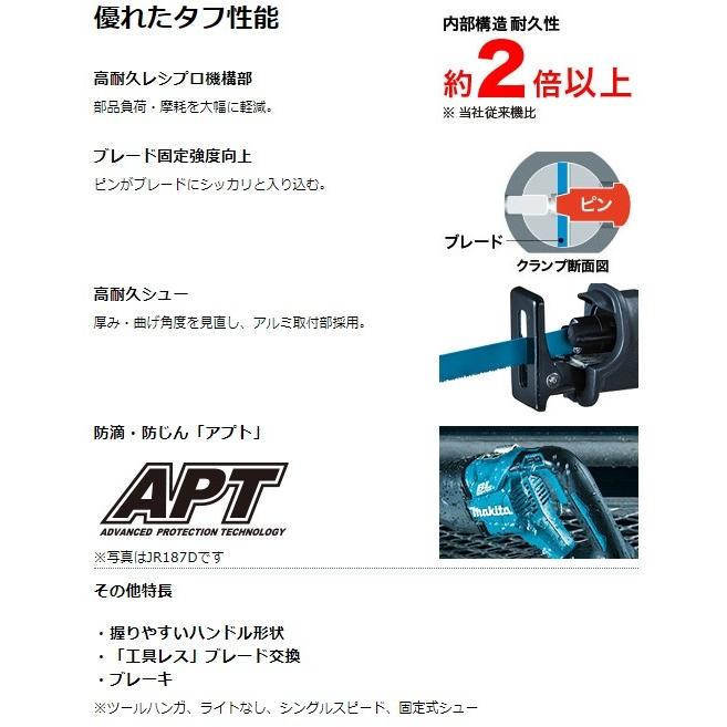 マキタ（makita） JR186DZ（本体のみ）（充電器・バッテリー・ケース 